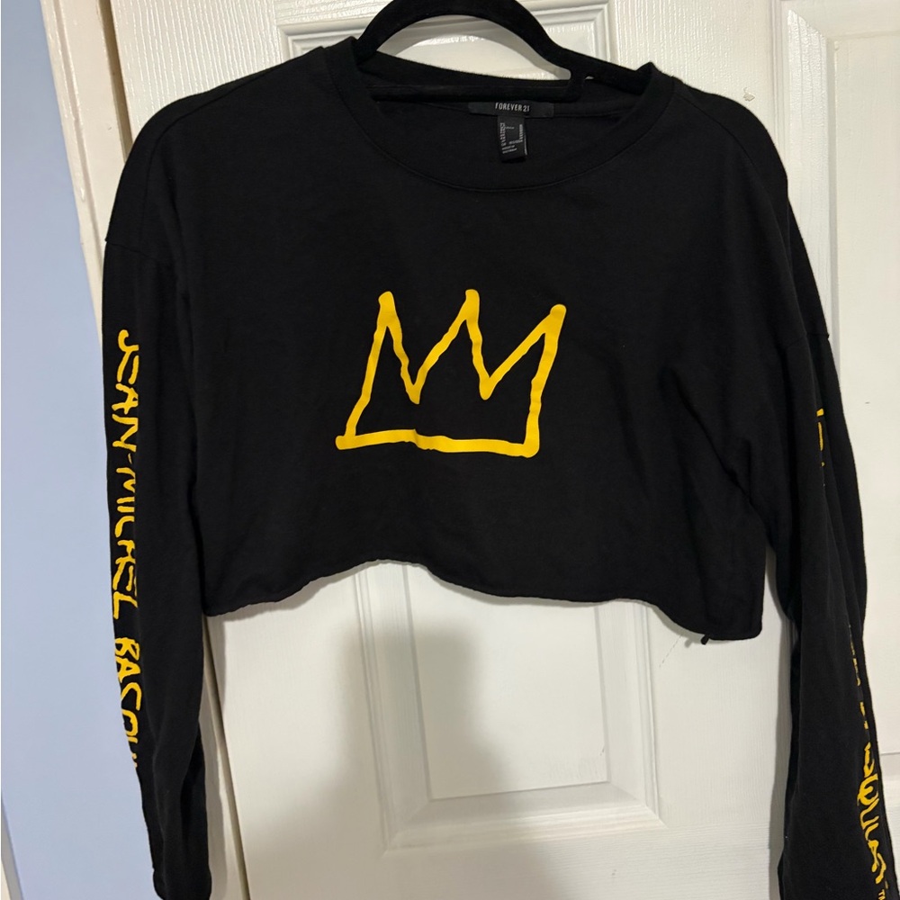 Crop basquit top